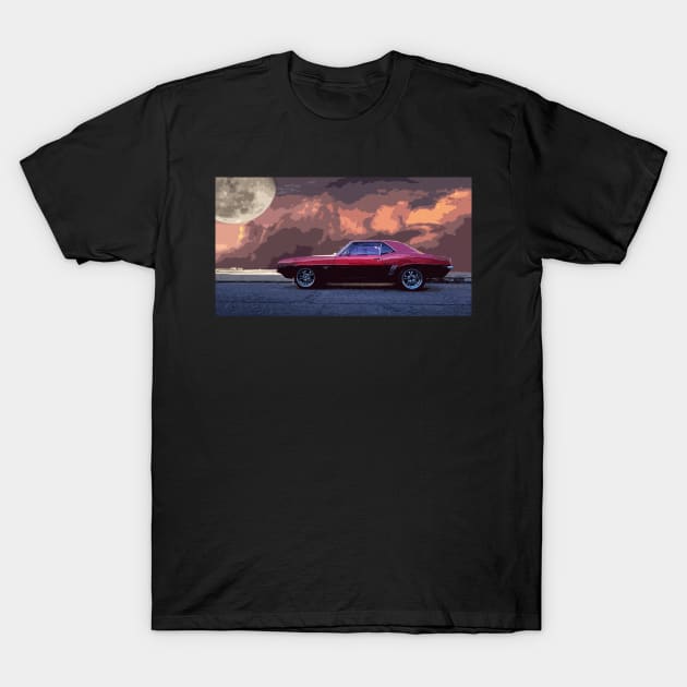 muscle car T-Shirt by rickylabellevie
